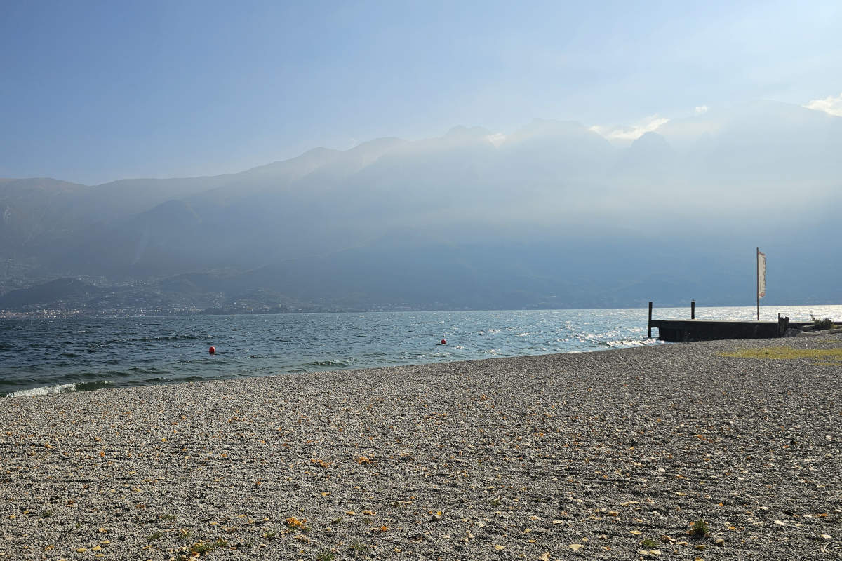 Campione del Garda Beach
