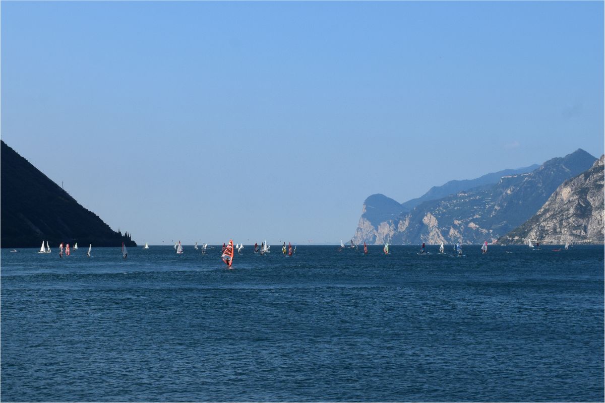 Windsurfing on Lake Garda