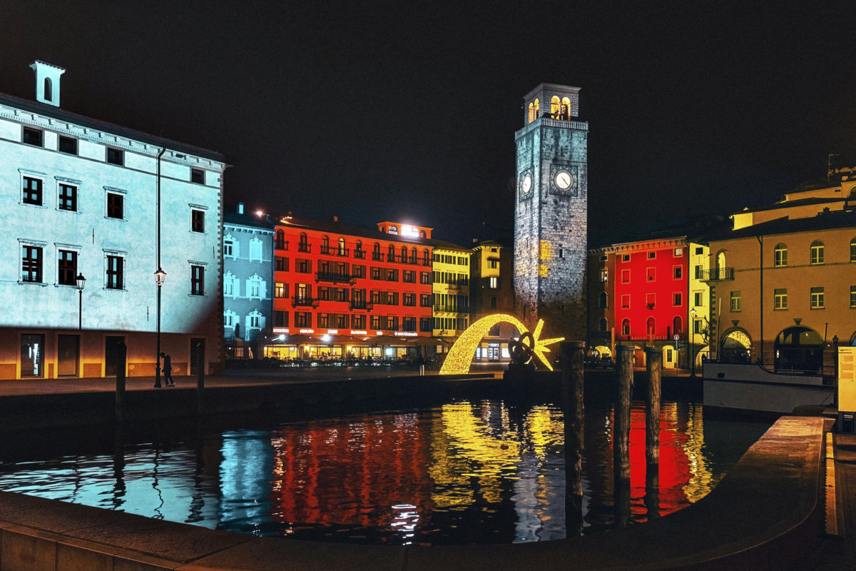 Riva del Garda at night Riva del Garda at night