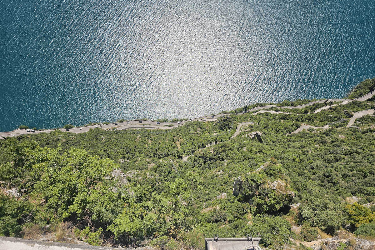 Terrazza del Brivido vista sul Lago di Garda