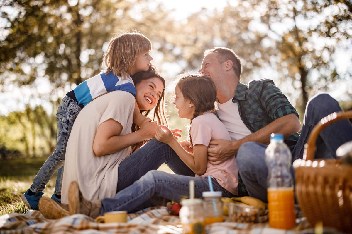 Picknick in den Bergen