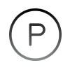 Parcheggio per una macchina